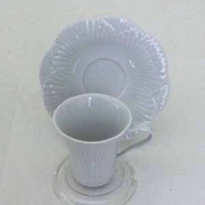 Portland Demitasse Cup and Saucer color White